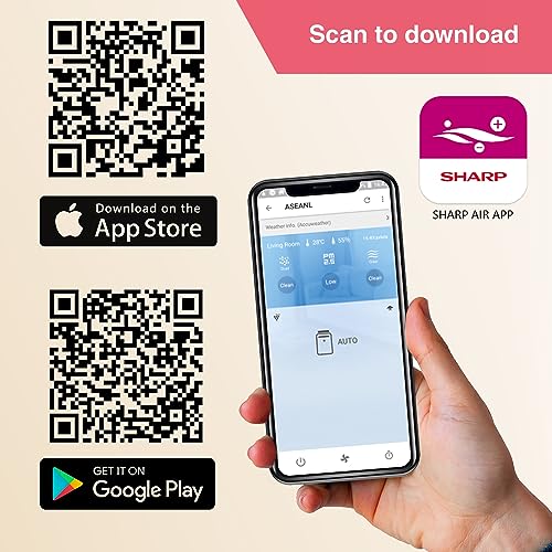 SHARP Air Purifier for Home FP-J52M-W | Wi-Fi Connectivity - Image 8