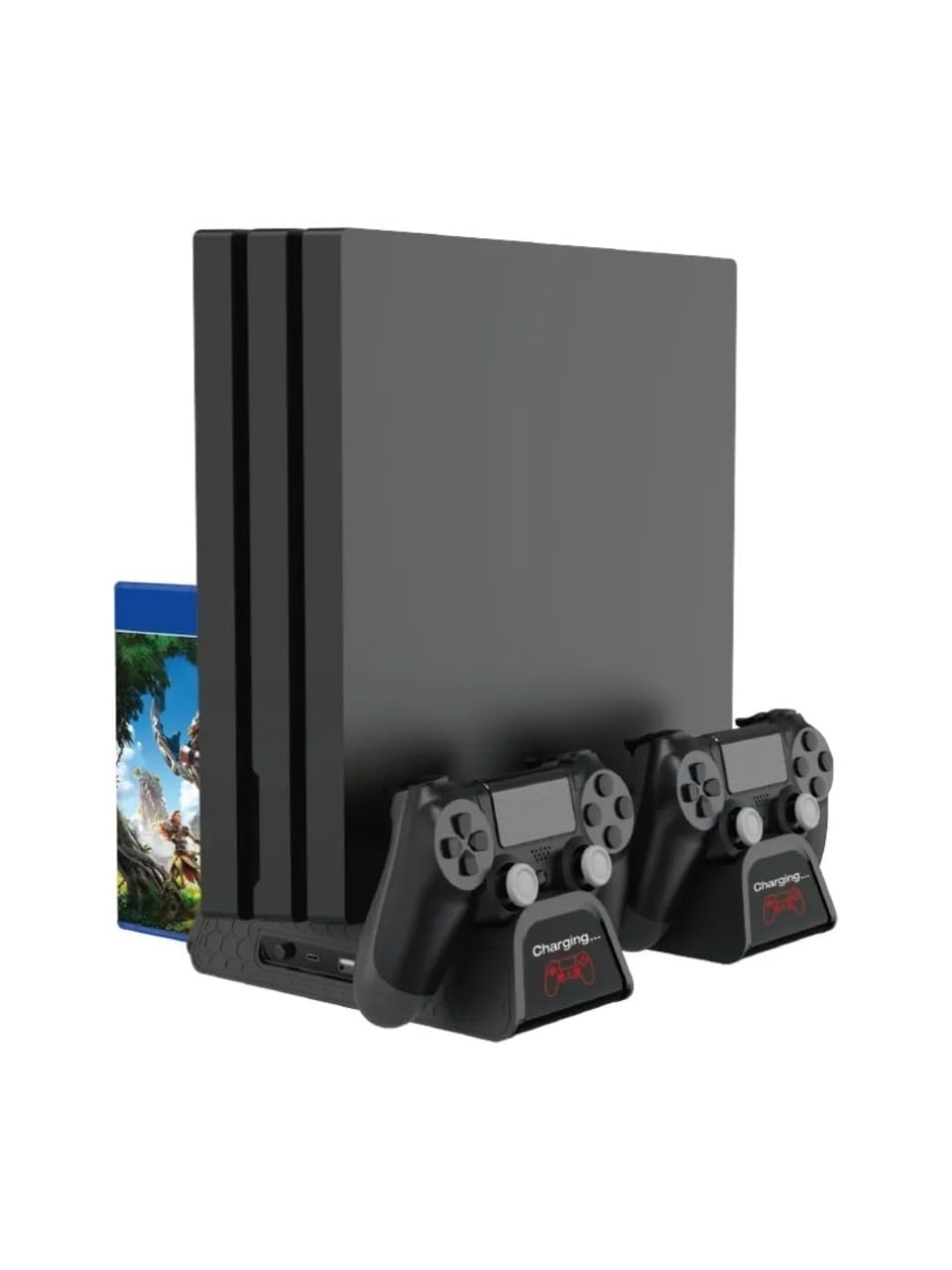 Ps4 Slim Pro Fat Uyumlu Çift Fanlı Dikey Soğutucu Ve Kol Şarj Standı