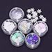 Produktbild Artlalic 6 Box Winter Weihnachten Nagel Pailletten Sets Laser Gemischt Schnee Flocken DIY Staub Nail Art Glitter Polnischen Slider Werkzeug 2018 Dekoration