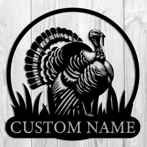 Personalized Turkey Metal Wall Sign
