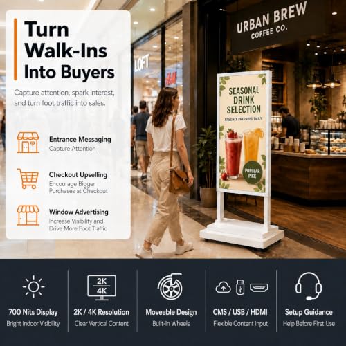 Image of 43 inch Floor Standing Digital Signage Kiosk