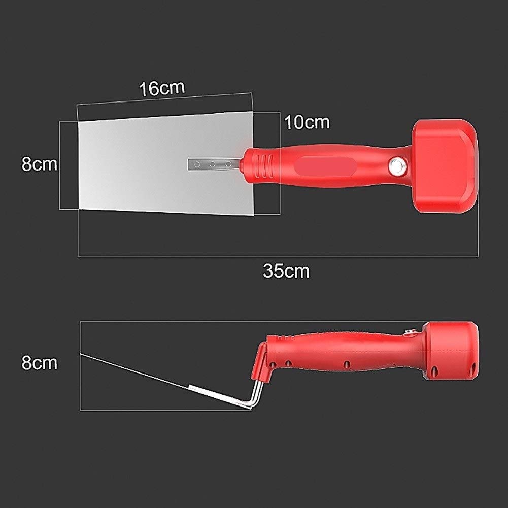 Máquina de baldosas, 3.7v Herramienta de nivelación automática para baldosas eléctricas - Paleta de Acabado - Herramienta Manual de Acabado de hormigón de Acero Inoxidable - Paleta de Acabado de Yes