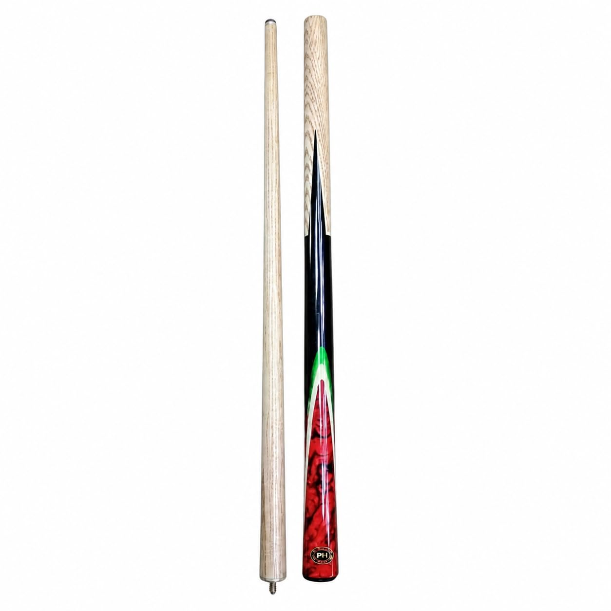 Zon Ex Professional Pool Cue Stick, Two-Piece Design, Black and Red Gradient Pattern, 12mm Tip, Tournament Grade Billiards Equipment-image-9