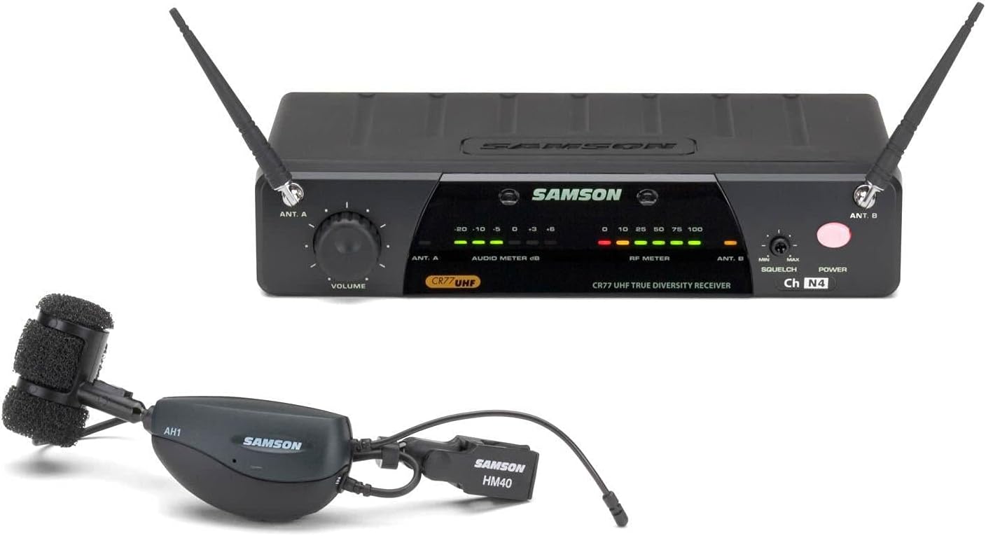 Samson AirLine 77 Wind Instrument True Diversity UHF Wireless System (Channel K2)