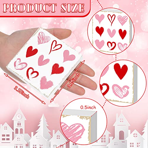 6-Pieces-Valentines-Day-Tiered-Tray-Set-Decoration-Wooden-XOXO-Love-Wooden-Sign-Blocks-for-Valentines-Party-Home-Table-Decor-Romantic-Red-Hearts-Valentines-Day-Centerpiece-Gift 6 Pieces Valentines Day Tiered Tray Set Decoration Wooden XOXO Love Wooden Sign Blocks for Valentines Party Home Table Decor Romantic Red Hearts Valentines Day Centerpiece Gift