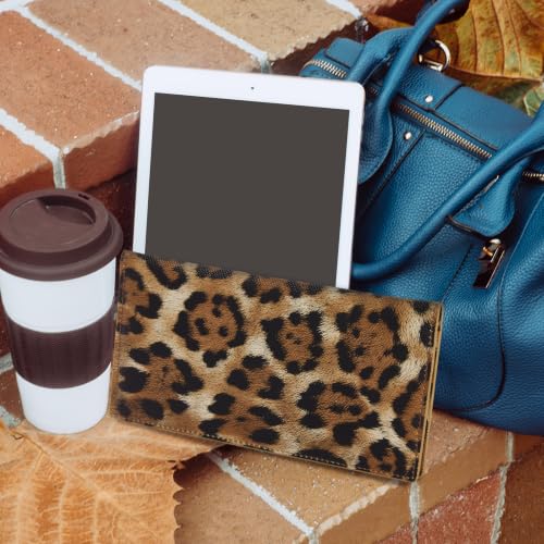 Image of CoBak Checkbook Cover for Women & Men - PU Leather Case with RFID Blocking | Classic Design Check Book Holder for Personal and Business