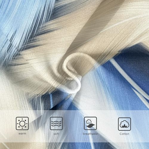 Cotton Girls Underwear Toddler Soft Blue Beige Feathers Cute Panties Girl Pattern Kids Undies Briefs 2t3