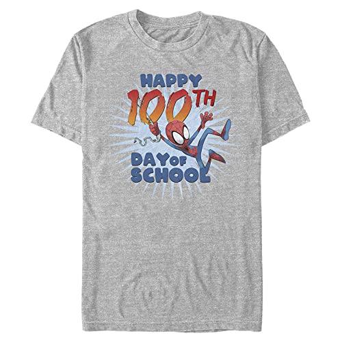 T-Shirt Marvel 100ème Jour en gris chiné taille 3XL pour homme