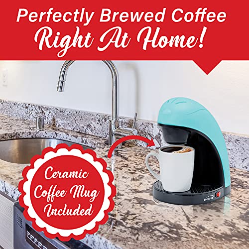 Brentwood Ts-112Bl Single-Serve Coffee Maker With Mug (Blue) #TOP4
