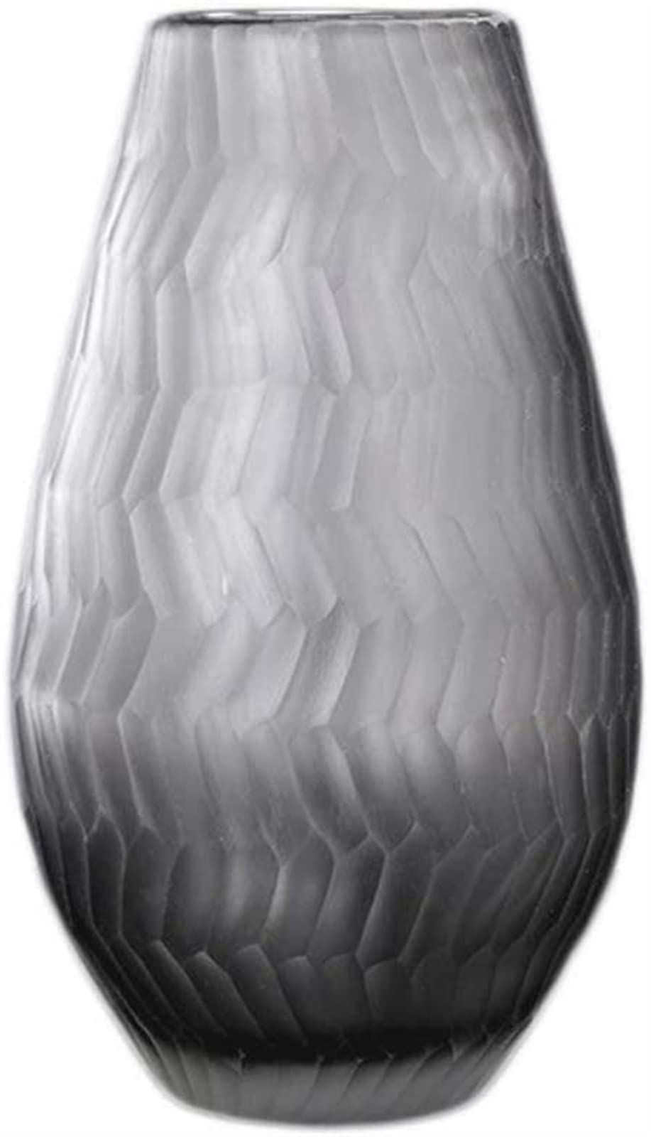 Vase géométrique en verre et bordure dorée cadeau idéal décoration maison moderne
