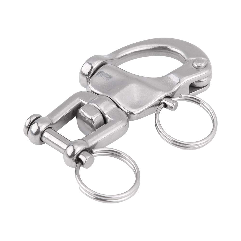 Moschettone girevole a sgancio rapido moschettone a vela per barca Spinnaker Halyard acciaio inossidabile 316(70mm)