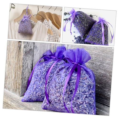 10 unidades de sachets aromáticos de lavanda para armario y auto miniatura 6