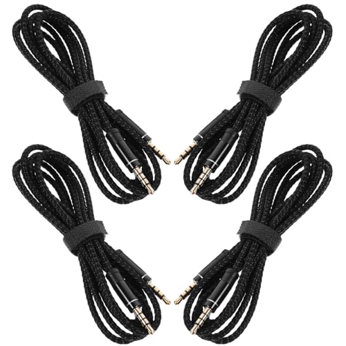 Cable Auxiliar Masculino a Masculino de Nylon Toddmomy 4 piezas miniatura 1