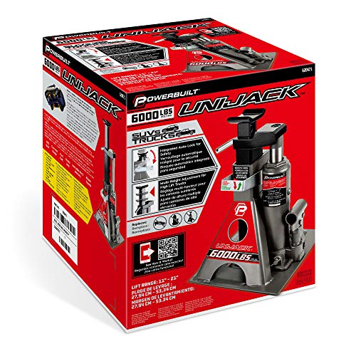Powerbuilt 620471 3 Ton, Bottle Jack And Jack Stands In One thumb #3