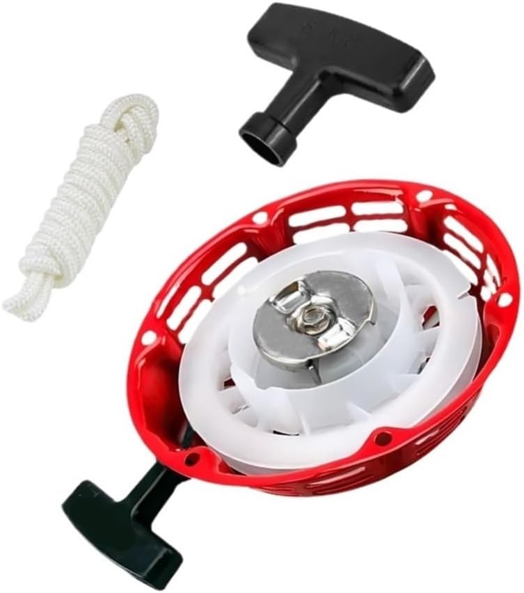 Recoil Pull Starter Kit with Dual Handles, Ropes,Fit for and Spring, Compatible with, Baja, Predator, Garden Tools(Starter kit)