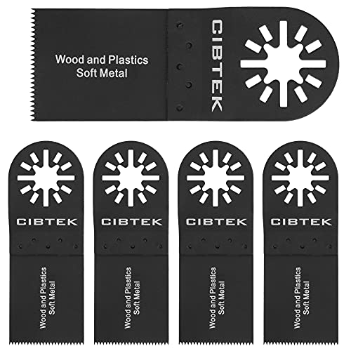 Cibtek Fine Tooth Wood Plastic Oscillating Multitool 1 3/8