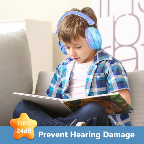 Image of ProCase Kids Noise Cancelling Headphones Ear Hearing Protection, Snowflake