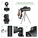 SKYSPER Telescopio Monocular 12 x 50 HD Impermeable con Trípode y Soporte...