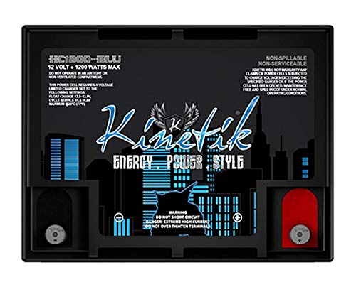 Kinetik Hc1200-Blu 12V 1200 Watt Car Audio Battery For Jl Audio Slash Series #TOP1