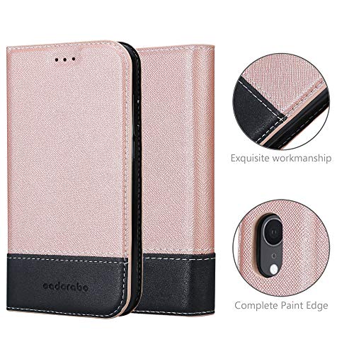 Cadorabo Custodia Libro per Apple iPhone XR in ORO...