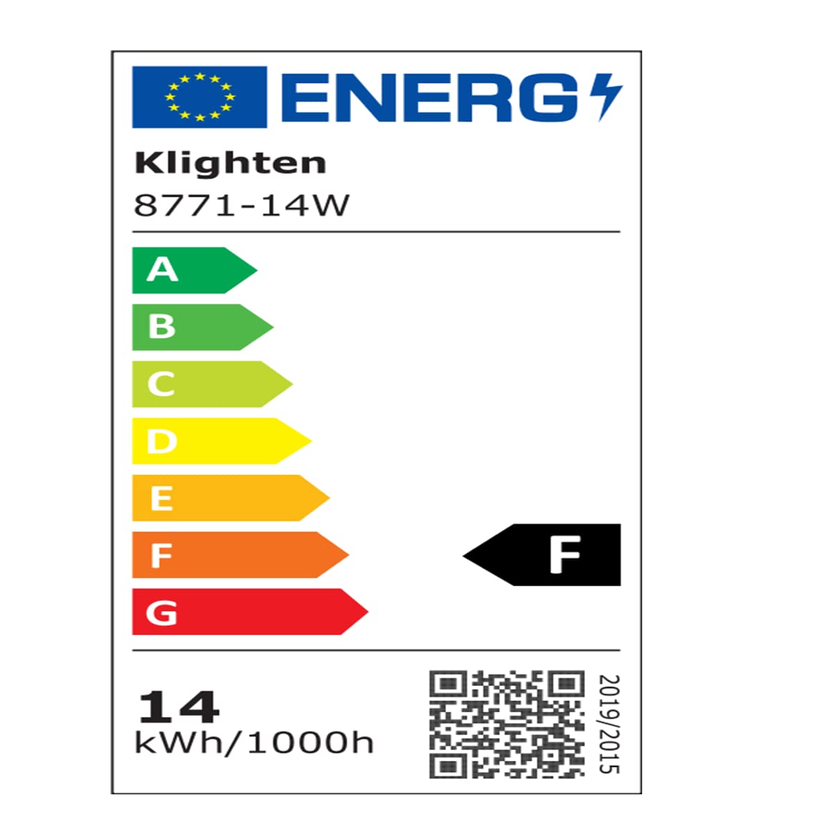 Klighten LED Spiegellampe Badezimmer 14W 910Lumen, 60cm Schwarz Spiegelleuchte Bad, 180 Grad Einstellbar Modern Wandleuchte Badlampe Wand Aluminium, Kalt Weiß 6000K