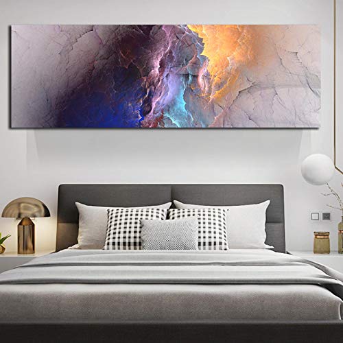 Toile nuage abstrait coloré grand format affiche impression haute définition - 2