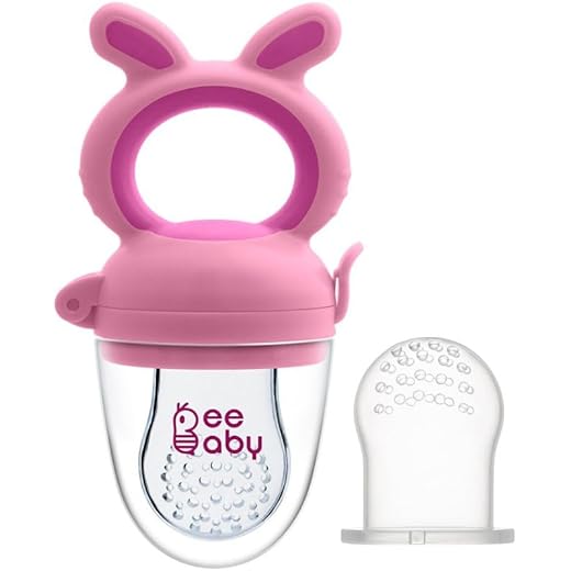 BeeBaby Soft Silicone Nibbler - Pink