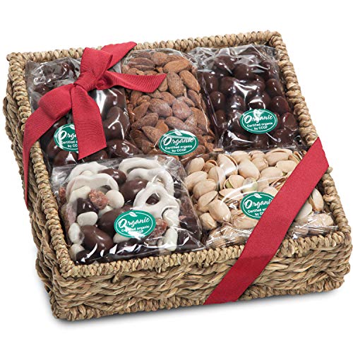 Mendocino Organic Chocolate and Nuts Gift Basket - Thumbnail 3