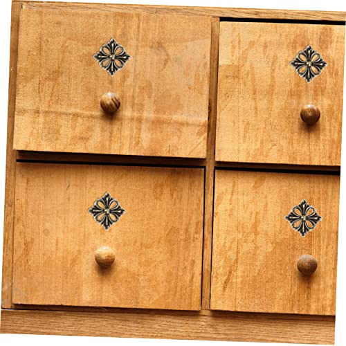 DOITOOL 3sets Elegante Metall Platte Dekorative Stück Für Möbel Für Wohnzimmer 12 Stücke * 3-6