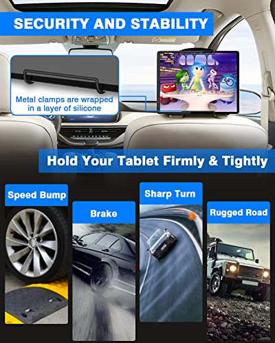 Wonnie Upgrade Tablet Holder For Car, Car Headrest Mount Holder For Back Seat thumb #5