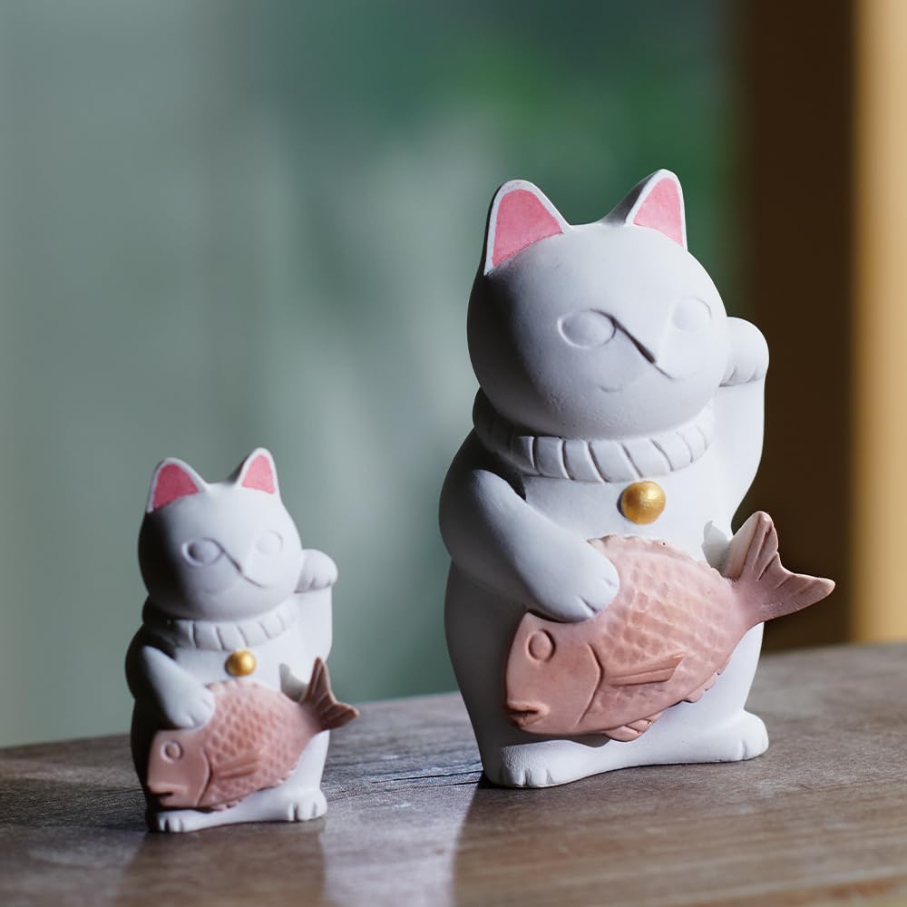 Amazon.co.jp: soil MANEKINEKO ホワイト M L496 : ホーム＆キッチン