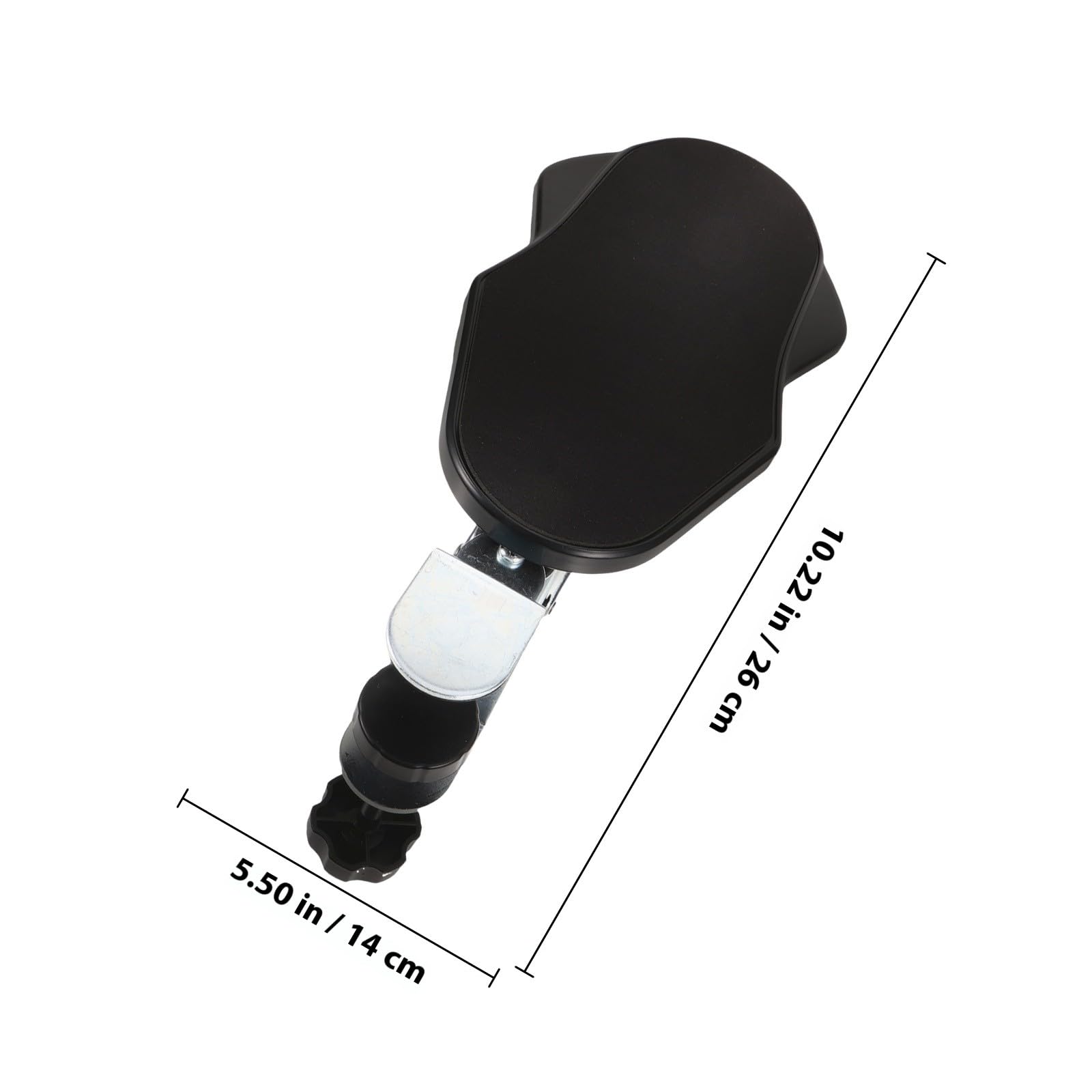 BESTYASH Reposabrazos para Escritorio de Oficina Soporte Ergonómico de Abs y Hierro, Reposamuñecas sin Ruido para Aliviar el Brazo en Viajes y Uso Diario
