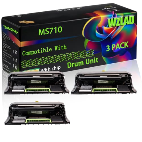Image of WZLAD MS710 Compatible for Lexmark Drum Unit (3BK)