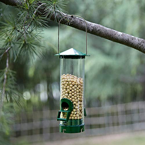 image for Twinkle Star Wild Bird Feeder Tube Feeder with Metal Handle Hanging fo