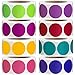Geyee 4000 Pegatinas Extraíbles de Punto de Código de Color Pegatina de Punto Circular de 1 Pulgada Rollo de Etiqueta de Inventario Redonda, 500 Piezas/ Rollo, 8 Colores (Colores Elegantes)