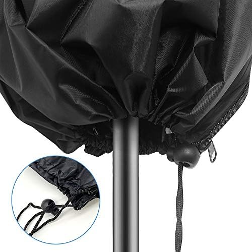 Parasol Cover Waterproof with Rod, Cantilever Parasol Cover Heavy Duty Large Garden Umbrella Cover Anti-UV Banana Parasol Cover for Parasol 280 x 81/30/45 cm