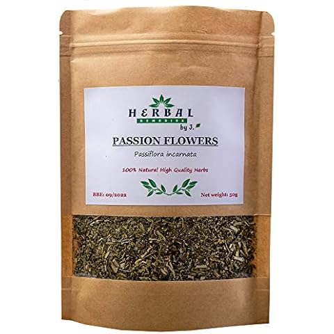 Passion Flower Tea Anxiety Insomnia Sleep Aid Herb Dried 50g Cover
