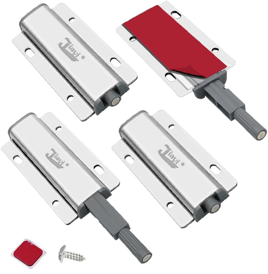 Buy Push Latches for Jiayi 4 Pack Push to Open Door Latch Heavy Duty Touch