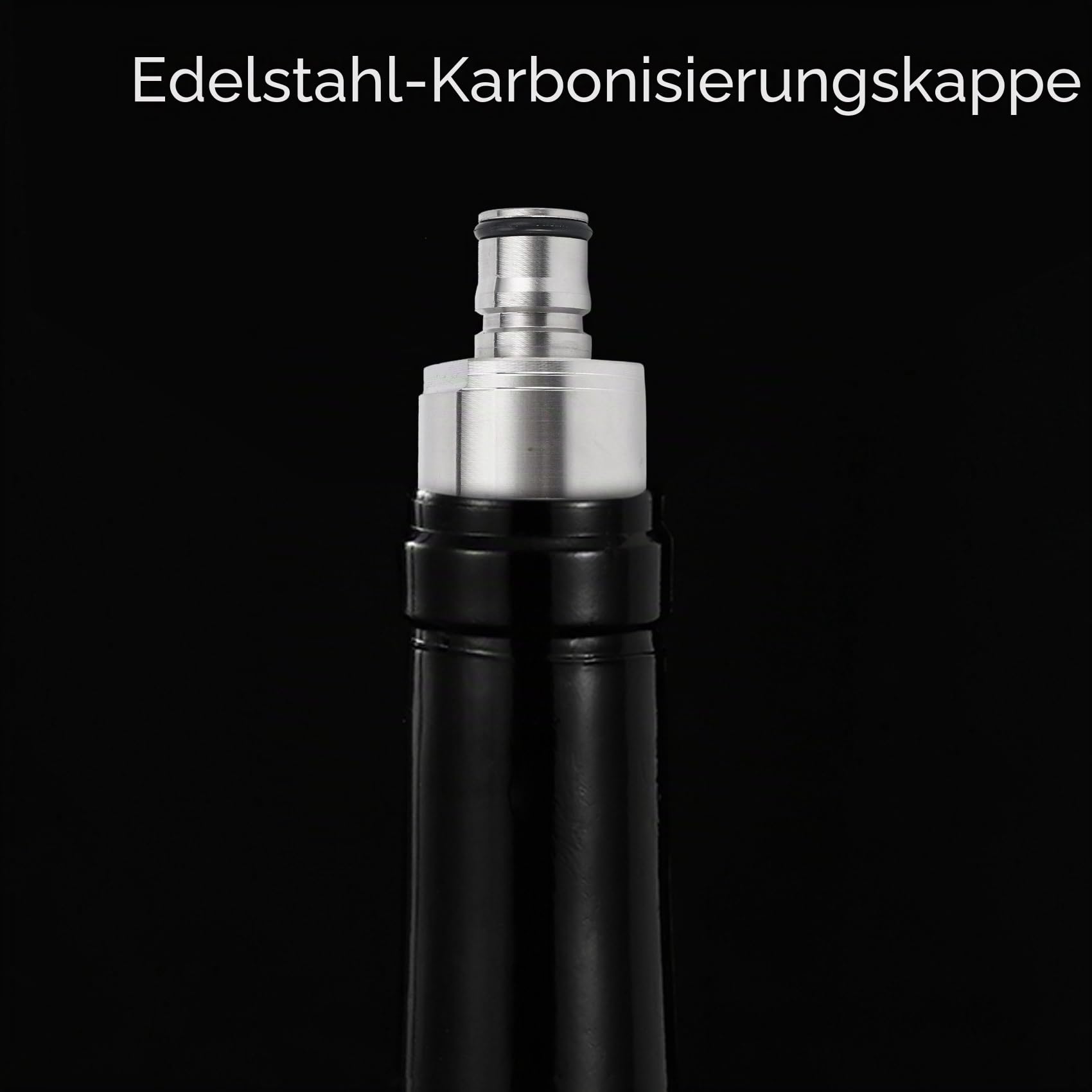 2Pcs / Lot 304 Edelstahl Carbonation Cap 5/16 Barb, Ball Lock Typ, Fit Soft Drink PET Flaschen, Homebrew Kegging