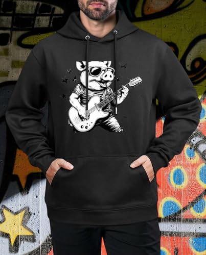 Over Sized Custom Sweatshirt for Men Streetwear Vintage crew neck 2025 Cropped hooded Tops Basic Causal2