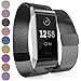 Produktbild Yousave Accessories Armband Kompatibel mit Fitbit Charge 3 & 4 Armband, Mesh Armband, Edelstahl Sport Ersatzarmband für Fitbit Charge 3 & 4 Tracker, Fitbit Charge3 / Charge4 Armbänder