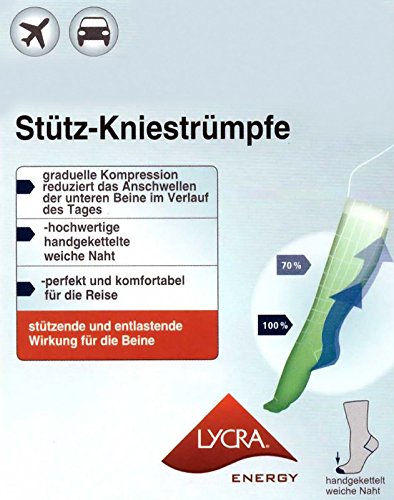 1-4 paia di calze da viaggio con graduale