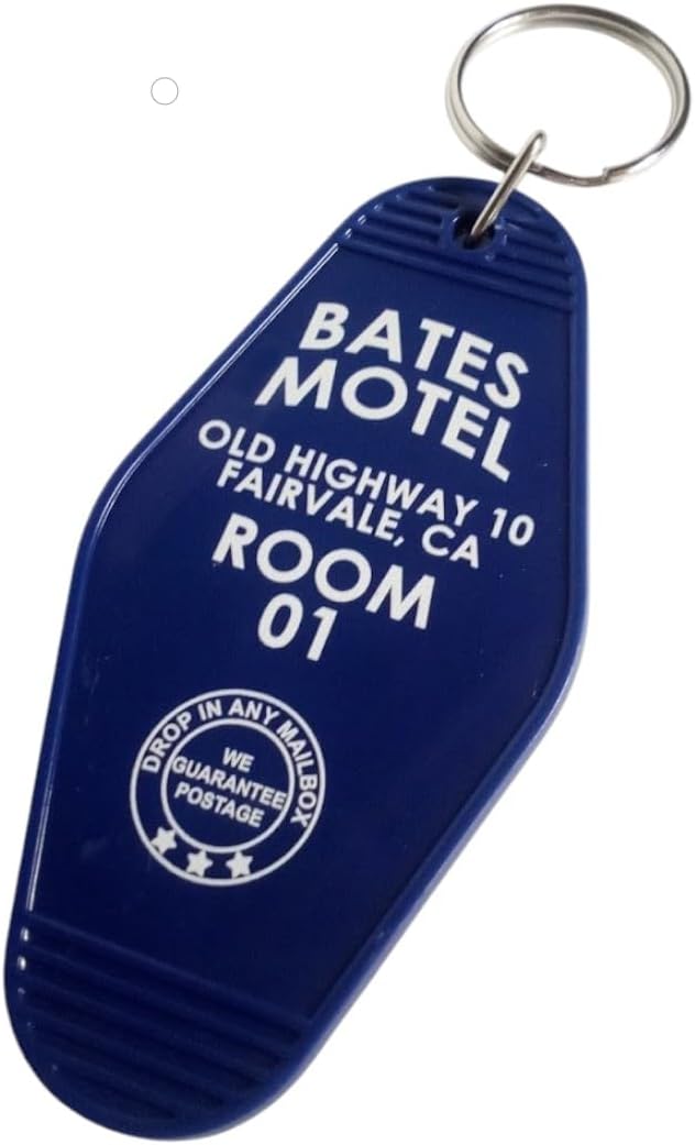 Vintage Style Collectible Movie TV Hotel Motel Keychain Inspired Fan Gifts Bates Motel Silence of the Lambs Shady Pines Vintage Style Collectible Movie TV Hotel Motel Keychain Inspired Fan Gifts Bates Motel Silence of the Lambs Shady Pines