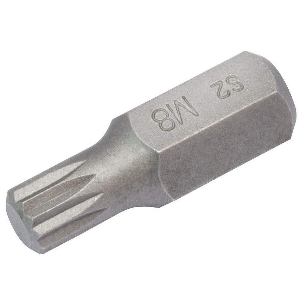 Draper Expert XZN Spline 10mm Shank Insert Bits M8 30mm Pack of 1