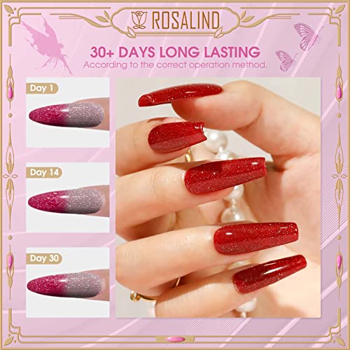 Esmaltes de uñas en gel térmico 6 colores ROSALIND miniatura 2