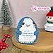 Krinisou Positive Animals Crochet Dolphin Gifts for Women, Cute Dolphin Decor for Home Desk Office Room, Mini Unique Inspirational Motivational Encouragement Gift
