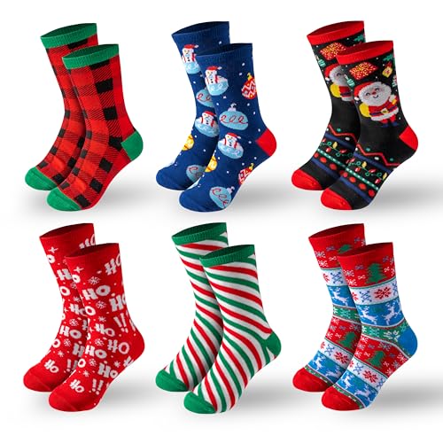 Giggling Getup Plaid Christmas Socks