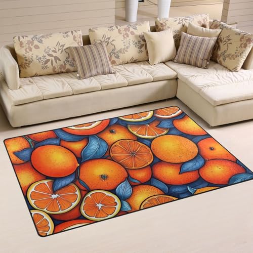 Tapete decorativo estampado naranja 78.74x50.8 cm