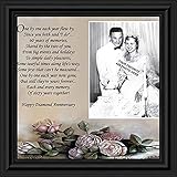 Personally Yours Diamond, 60th Anniversary Picture Frame, Diamond Anniversary Gifts, 10x10 6782B