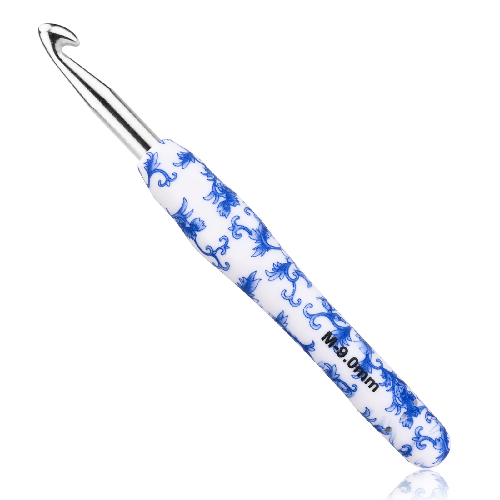 Amazon.com: BCMRUN 9 mm(M) Large Crochet Hook, Ergonomic Grip Soft